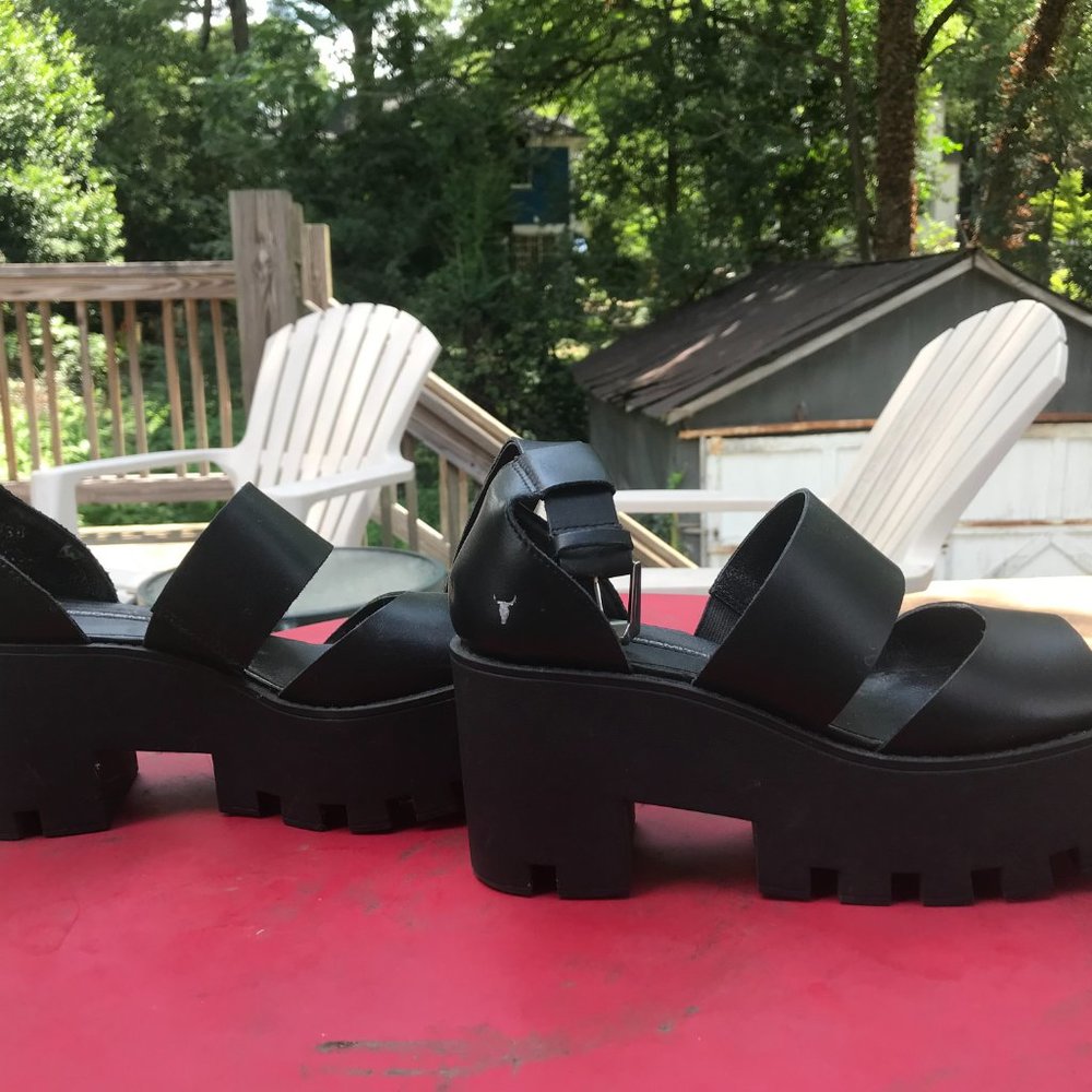 Windsorsmith Black Platforms